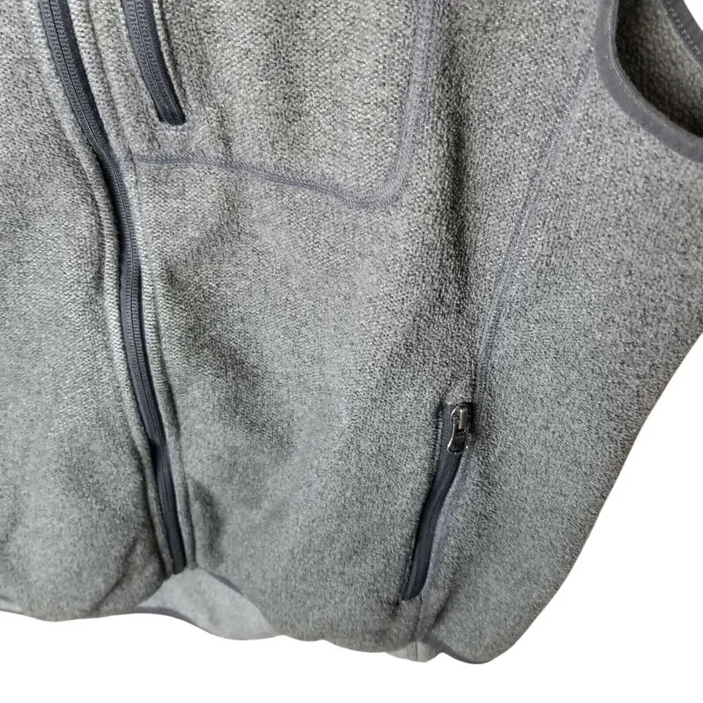 Duluth Trading Co Mens Full Zip Fleece Vest L Gorpcore Workwear Mninimalist